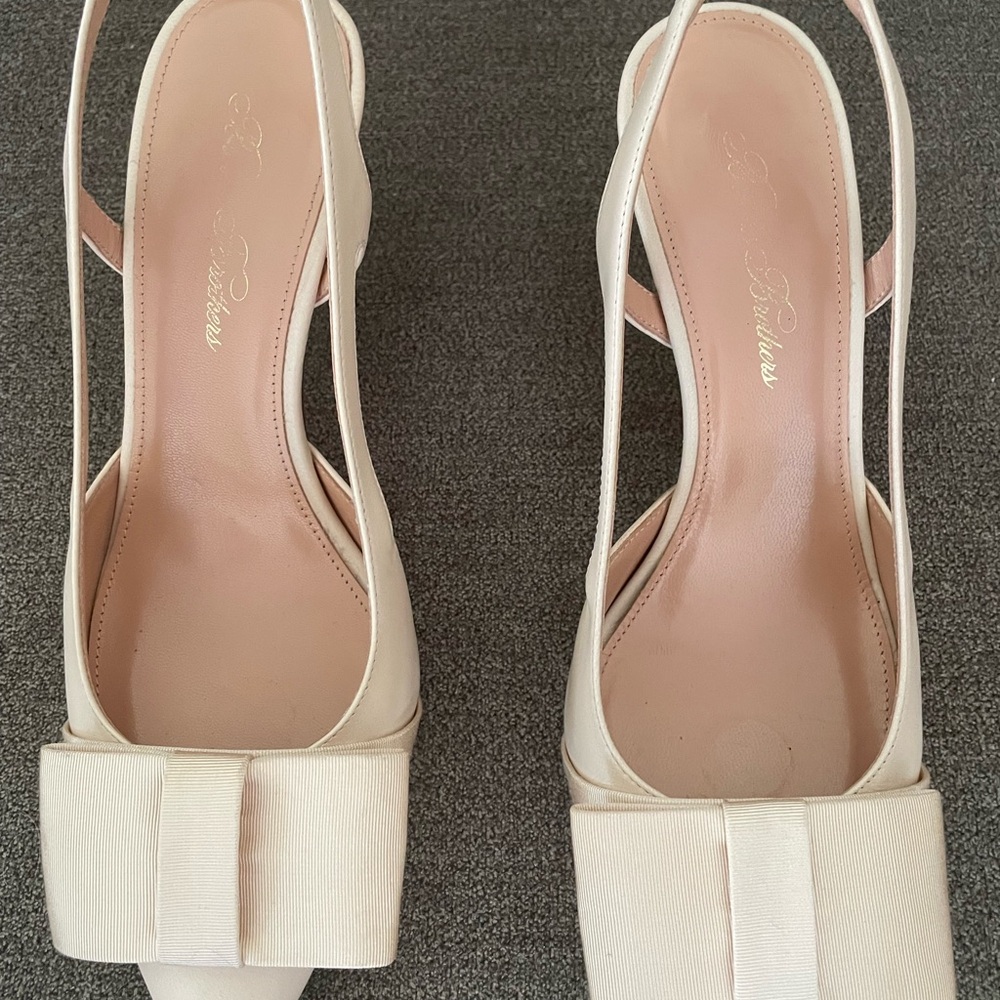 Beautiful heels. Worn twice. 2” heel in perfect condition. With bag but no box